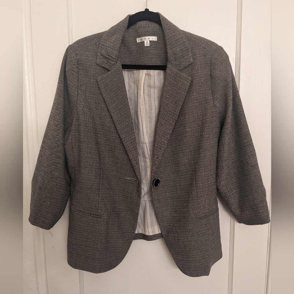 Cabi gray blazer - size 14